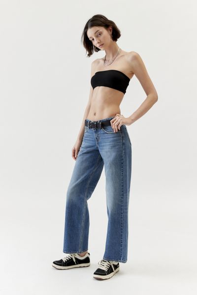 Shop Levi's Low Loose Jean In Vintage Denim Medium, Women's At Urban Outfitters
