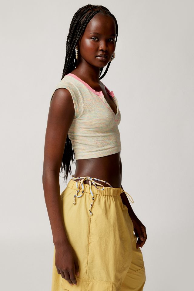 Out From Under Go For Gold Seamless Spacedye Top #3