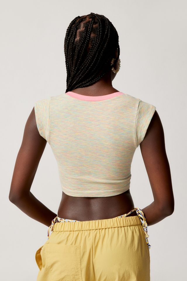 Out From Under Go For Gold Seamless Spacedye Top #4
