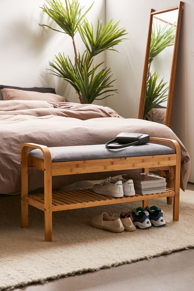 Lotus Bamboo Storage Bench