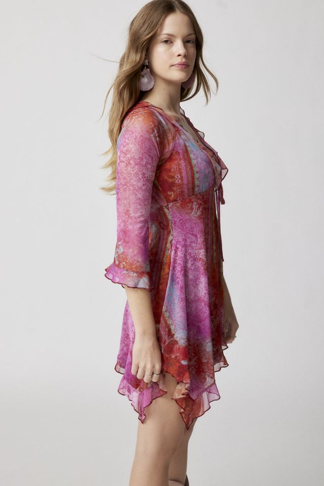 Barboteuse Asymétrique Marina Paisley UO #3
