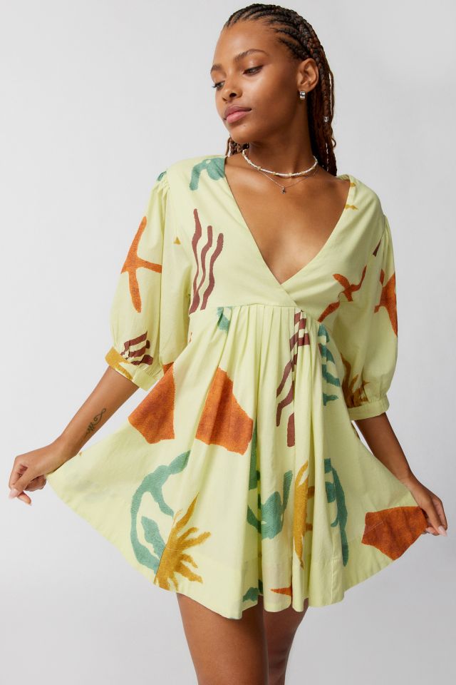 V on sale neck sundress