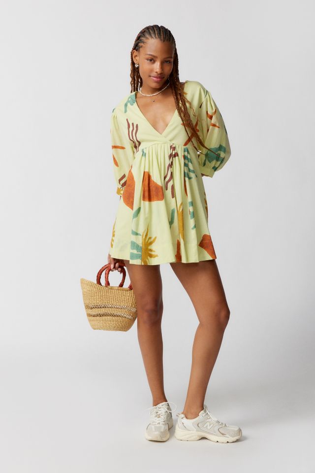 Robe Mini Ecote Vero Sans Forme Encolure-V #1