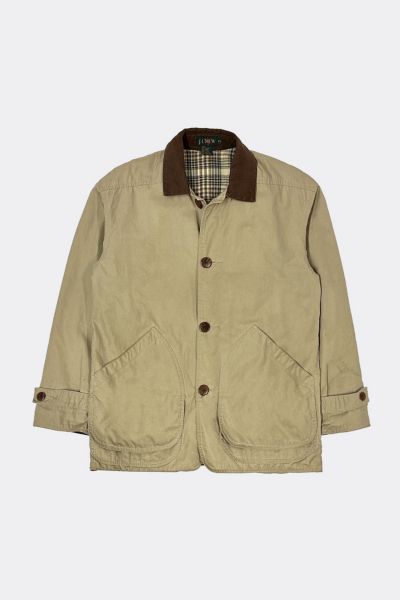 Vintage 1990's J Crew Corduroy Collar Barn Jacket | Urban