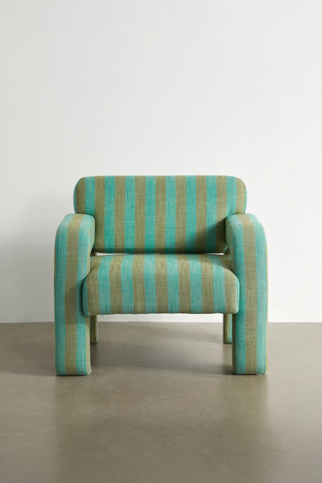 Ruby Striped Chair #1