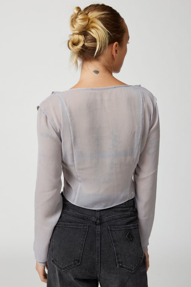 Lioness San Carlos Semi-Sheer Mesh Top #3