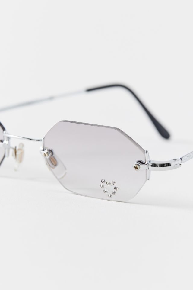 Lunettes de soleil vintage à bijoux octogonaux Urban Renewal #2