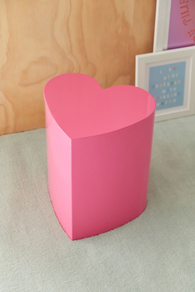 Heart shaped deals side table