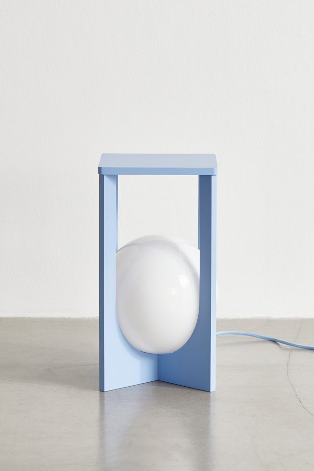 Globe Lamp Side Table/Nightstand #1