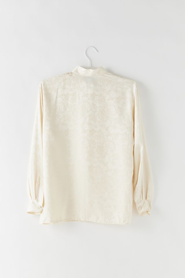 Chemise en Soie Imprimée Vintage #1