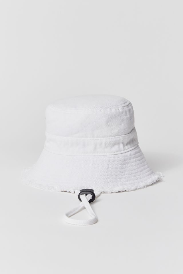 Mya Frayed Edge Bucket Hat #1