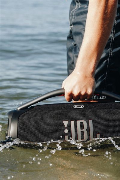 Jbl Boombox 3 Portable Large Bluetooth Waterproof Speaker In Black