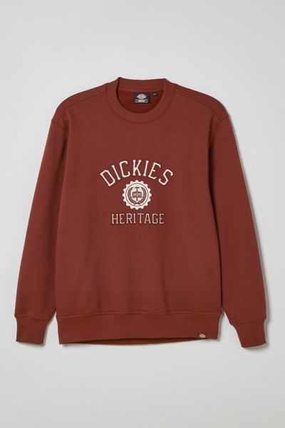 DICKIES OXFORD GRAPHIC CREW NECK SWEATSHIRT IN MAROON, MEN'S AT URBAN OUTFITTERS