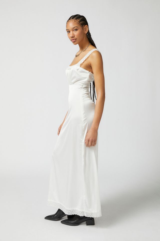 chinese dress ladies Lioness Maxi Dress With Lace Trim