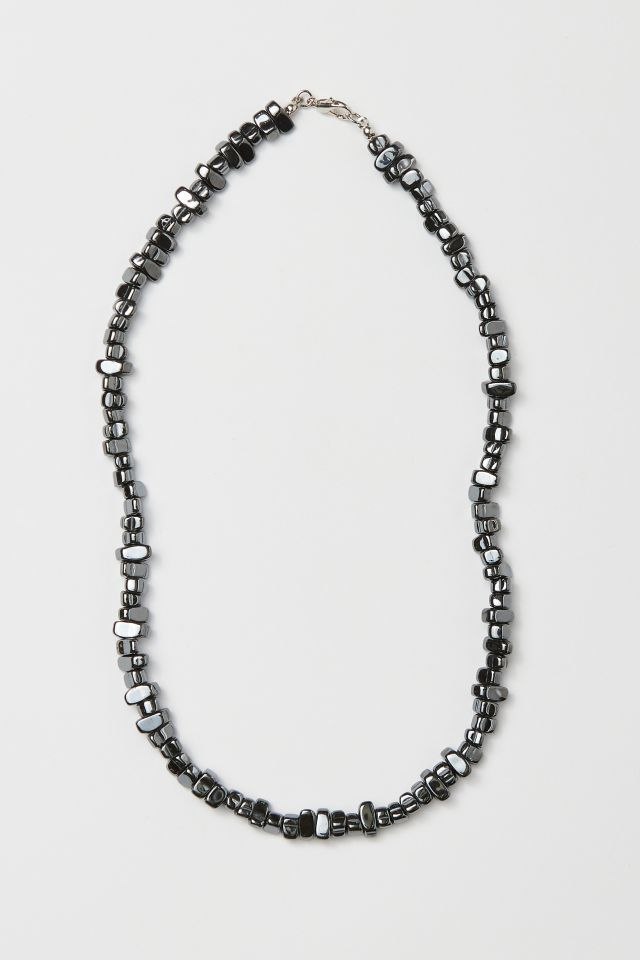 Hematite Bead Necklace | Urban Outfitters