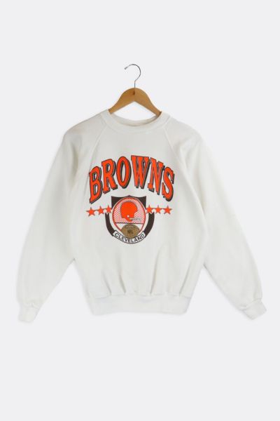 Vintage Champion NFL Cleveland Browns Pro Line Embroided Puffy Sweatsh – F  As In Frank Vintage