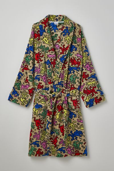 Keith Haring Allover Print Robe