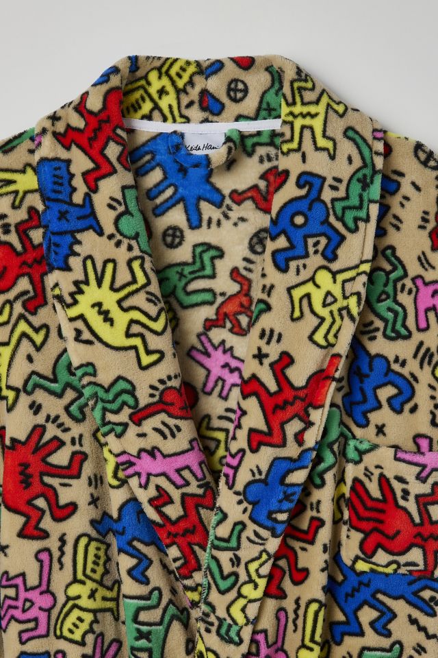 Keith Haring Allover Print Robe #2