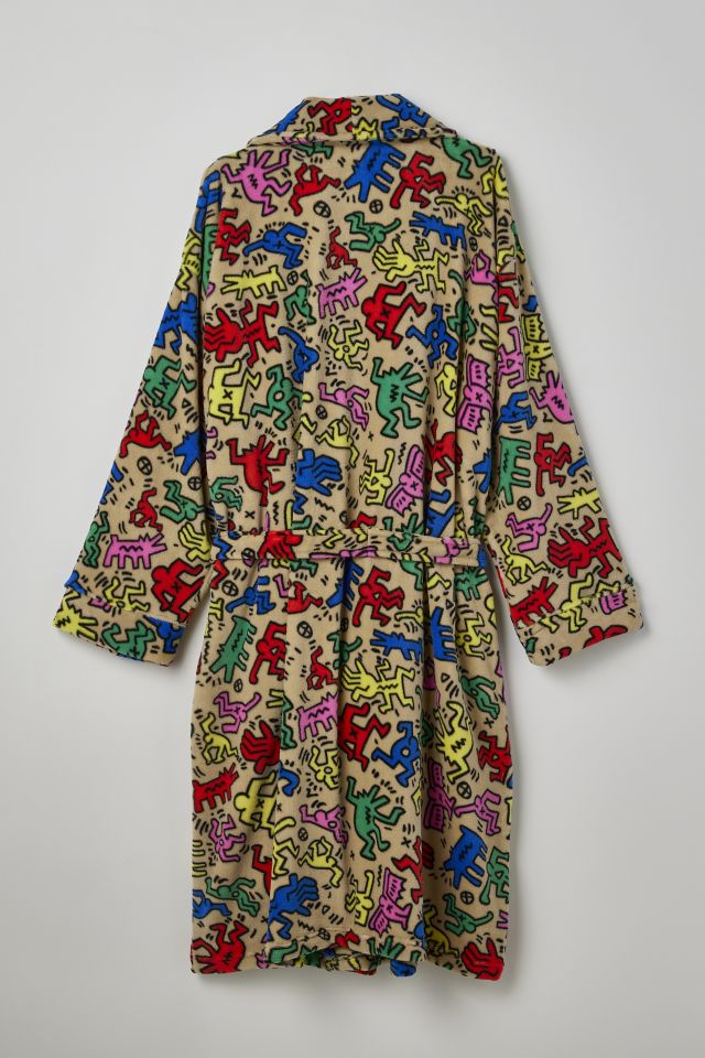 Keith Haring Allover Print Robe #3
