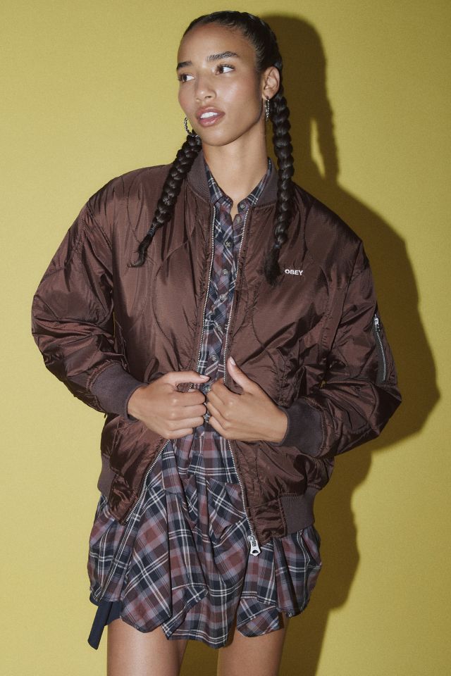 OBEY Daybreak MA-1 Bomber Jacket | Urban Outfitters Canada