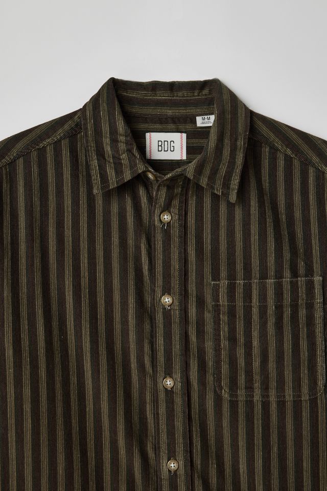 BDG Evan Stripe Corduroy Shirt #3