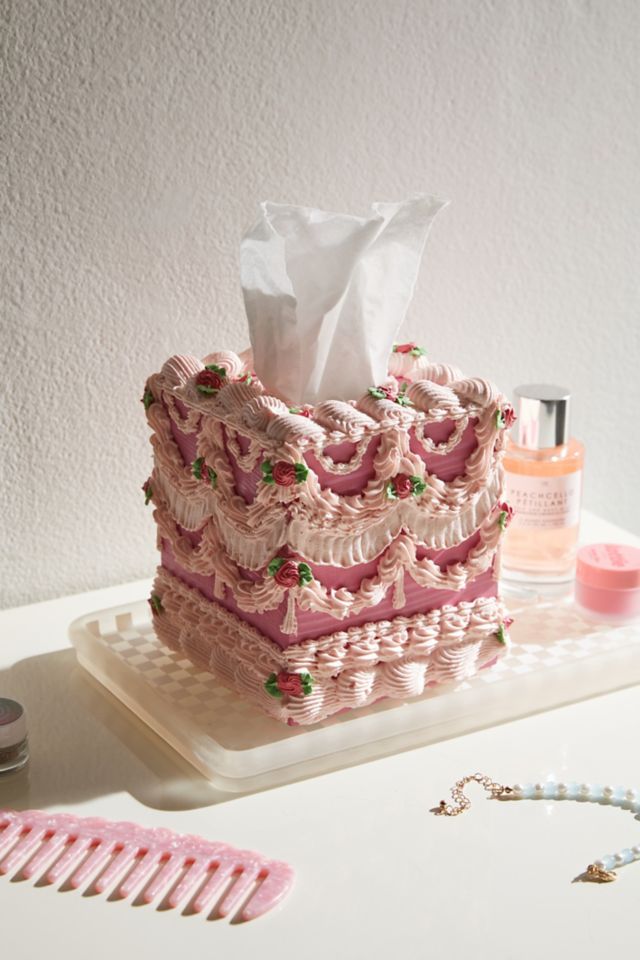 Pretty tissue shop box cover