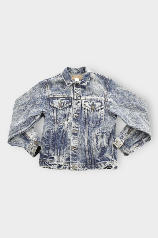 Vintage Acid Wash Denim Jacket by Plain Pockets | Urban Outfitters