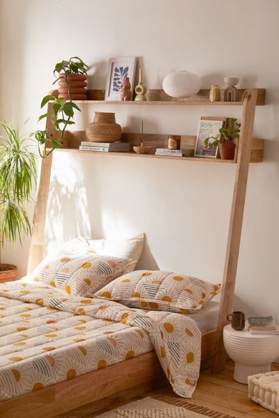 Urban outfitters store over bed shelf