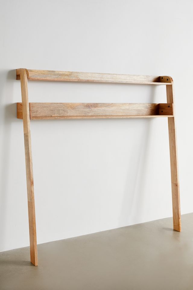 Leaning Over-The-Bed Storage Queen Headboard #3