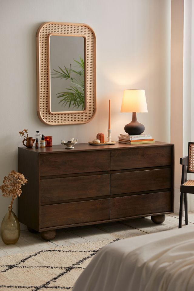brown 6 drawer dresser Tuscan Shaker Combo This dresser provides ample storage space with its six spacious drawers Arlo 6-Drawer Dresser | Urban