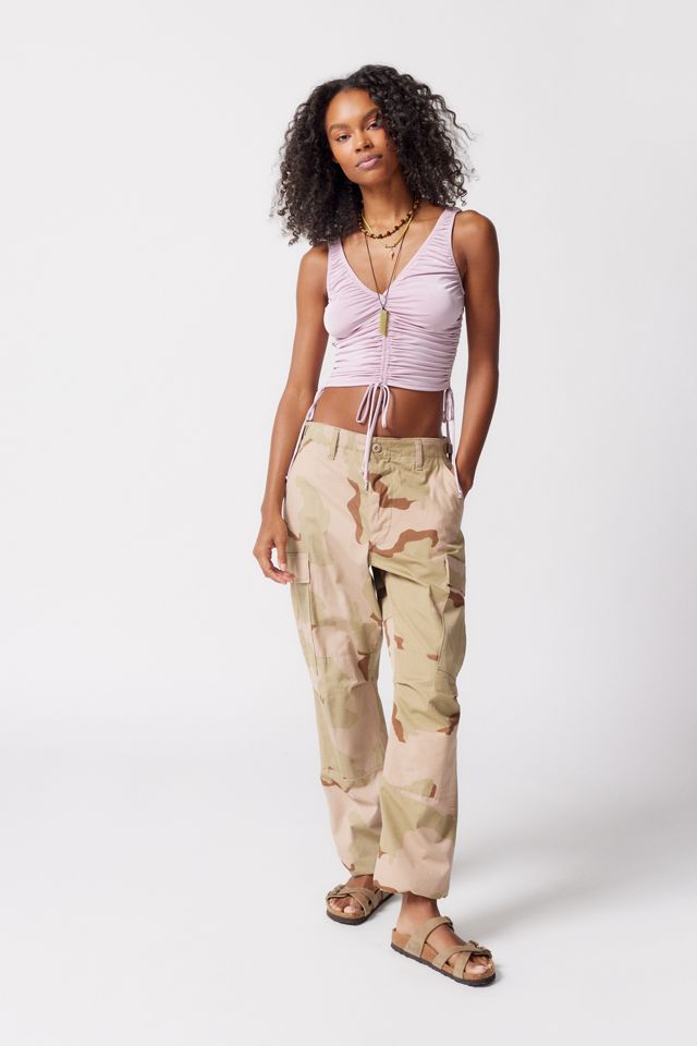 Urban Renewal Remnants Slinky Ruched Tank Top | Urban Outfitters