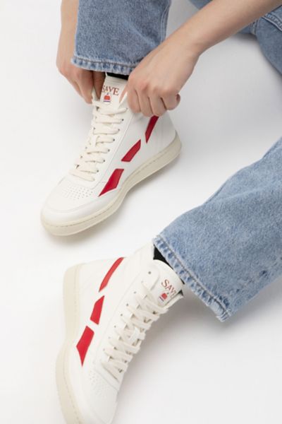 Saye Modelo '89 Hi Vegan Apple Trainers In Apple At Urban Outfitters