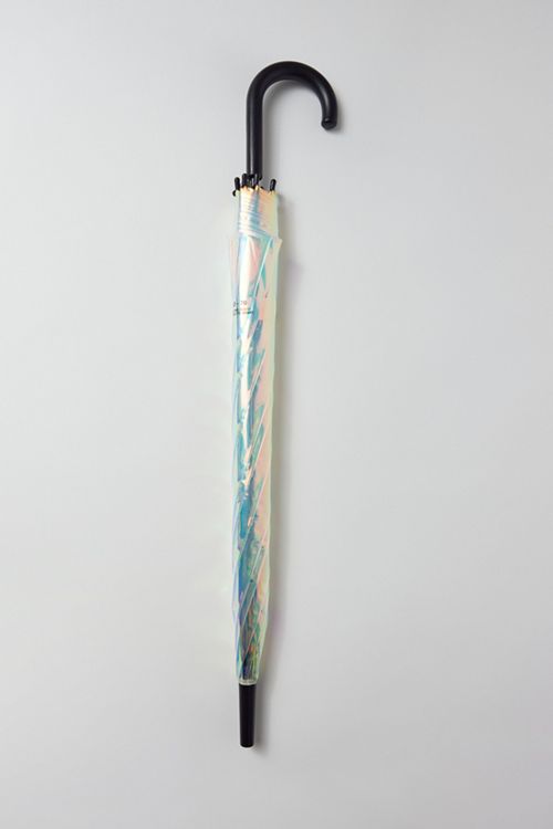 urbanoutfitters.com | Iridescent Stick Umbrella