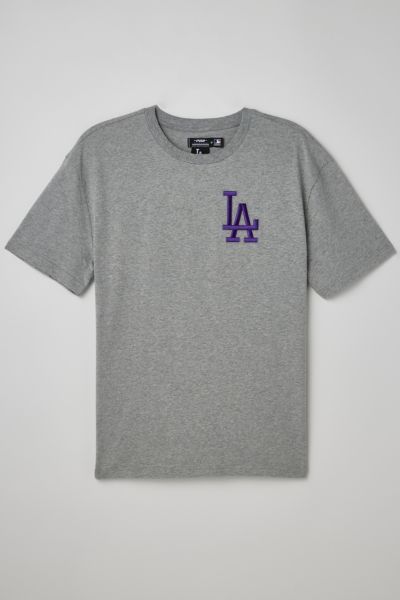 Pro Standard Los Angeles Dodgers Essential Tee in Grey, Men's at Urban Outfitters