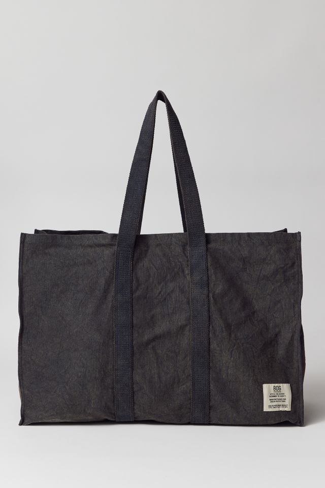 URBAN OUTFITTER☆ウォッシュ デニム トート バッグ BDG Logo Washed Denim Tote Bag | Urban Outfitters