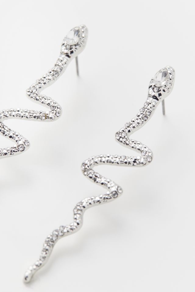 Boucle d'Oreille Serpent Strass #2