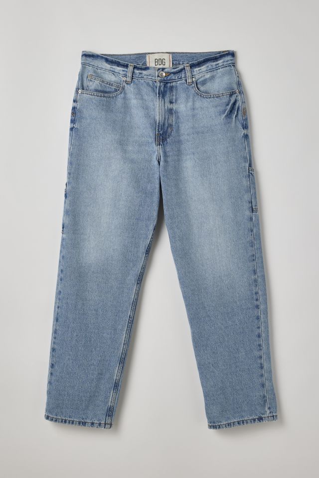 UTILITY JEANS WITH POCKETS - Mid-blue