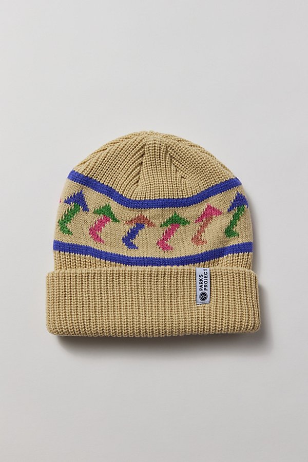 Parks Project Day Shrooms Beanie In Neutral, Men's At Urban Outfitters
