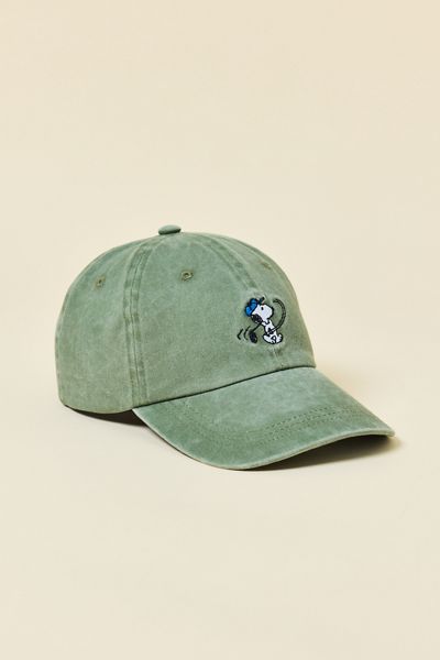 Peanuts Snoopy Embroidered Icon Washed Dad Hat