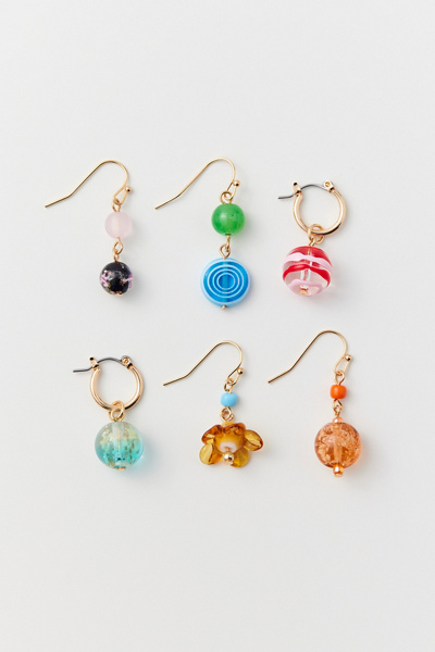 Glass Mismatched Earring Set | Urban Outfitters