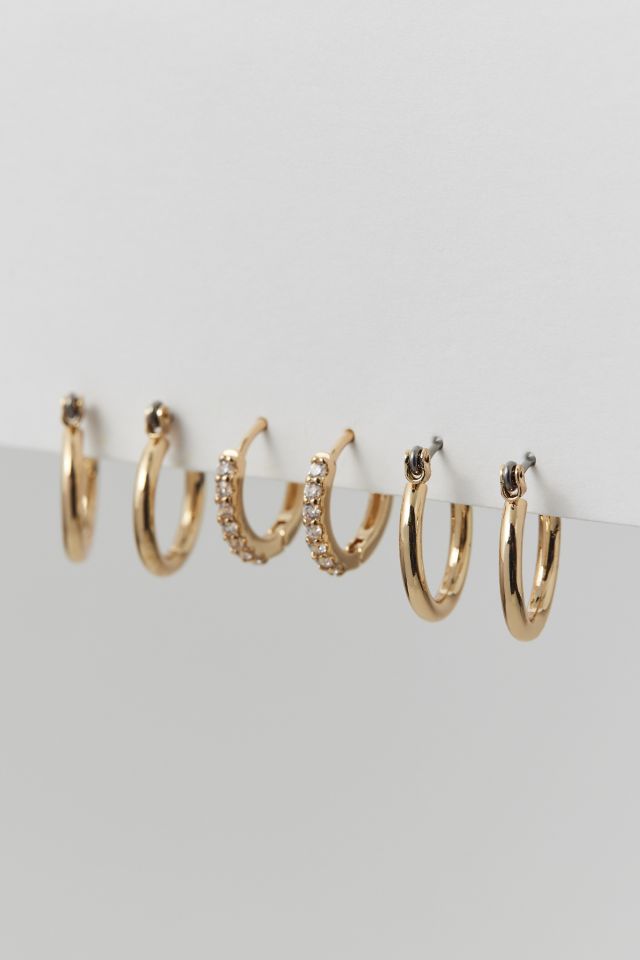 Micro Huggie Hoop Earring Set #2