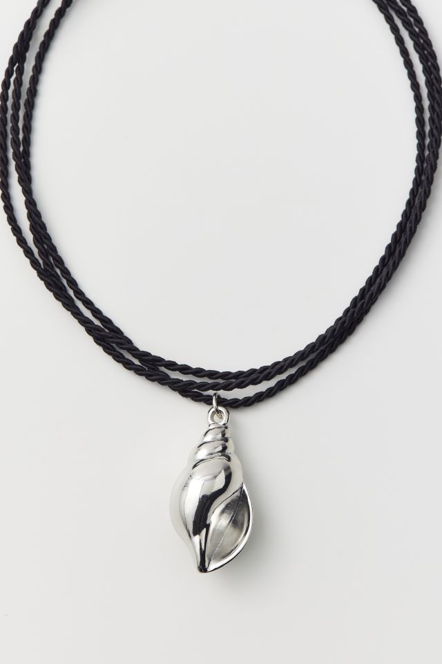 Shell Corded Necklace #1