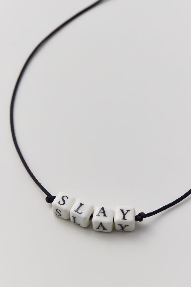 Collier Slay à Lettres Majuscules #1