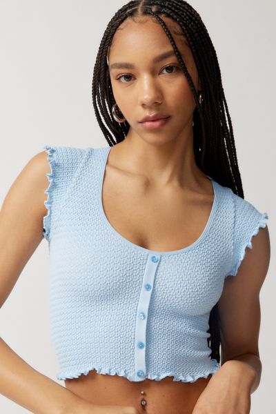 Out From Under Elias Seamless Notch Neck Top  Urban Outfitters Singapore -  Clothing, Music, Home & Accessories