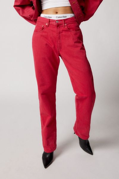 Urban Renewal Remade Levi's Overdyed Jean In Magenta | ModeSens