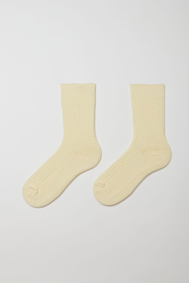 Waffle Crew Sock #1