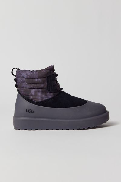 Ugg Classic Mini Lace Up Weather Boot In Black, Men's At Urban Outfitters