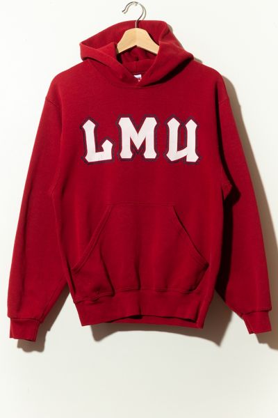 Vintage 1990s Distressed LMU Loyola Marymount University Hoodie Sweatshirt Urban Outfitters