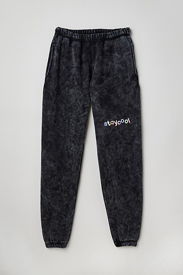 Staycoolnyc Washed Sweatpant In Black