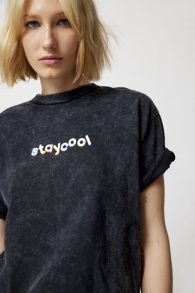 T-shirt délavé STAYCOOLNYC #1
